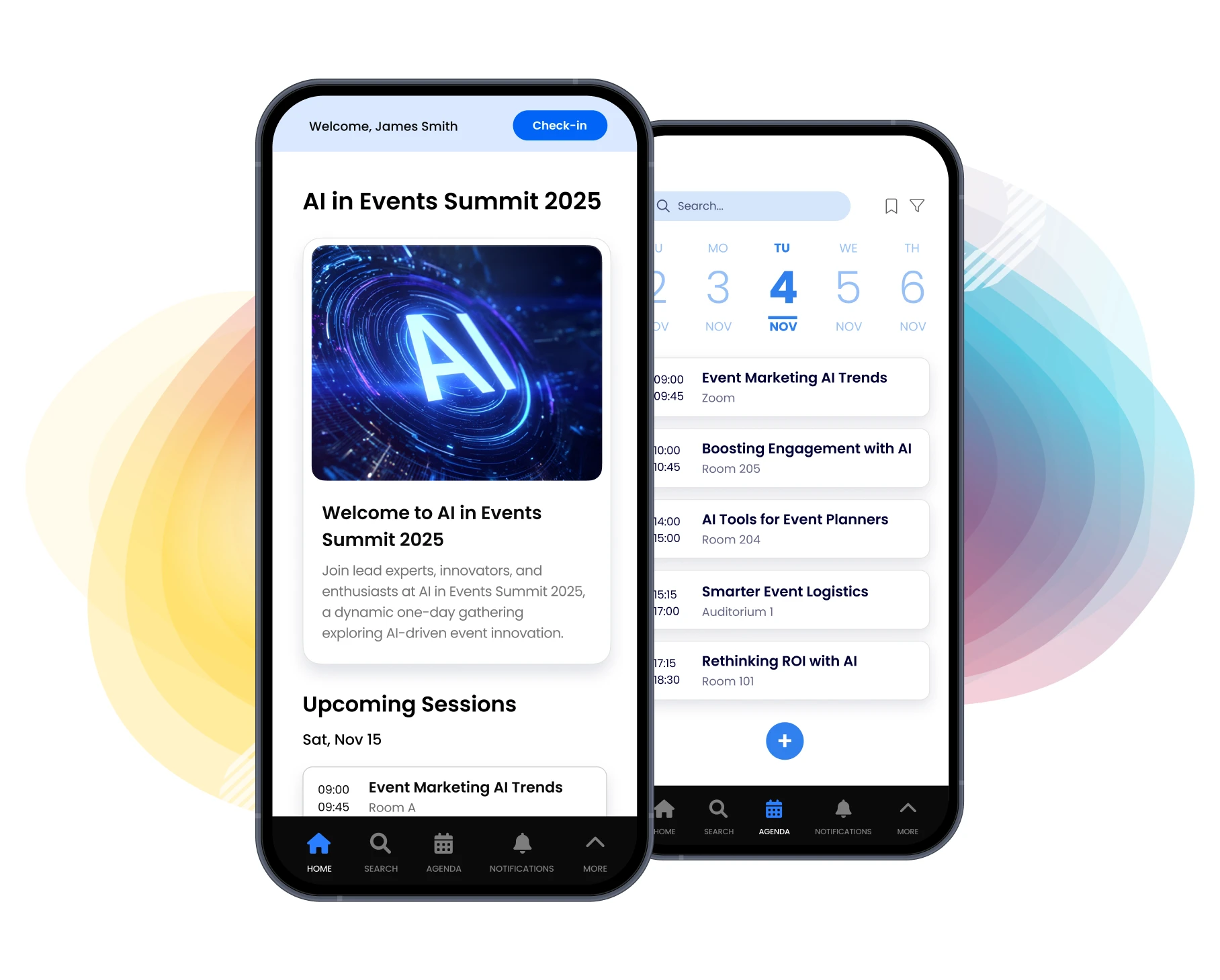 Attendee tools and features